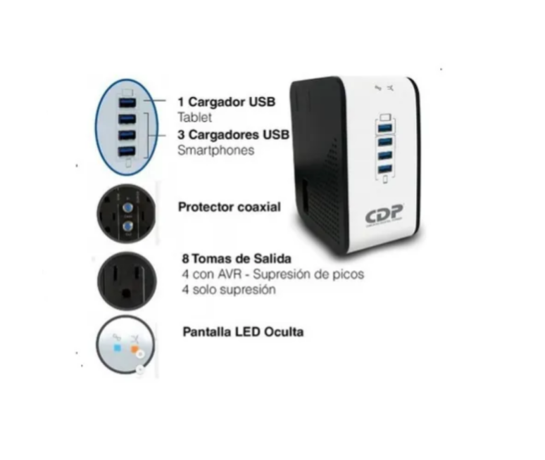 REGULADOR DE VOLTAJE CDP R2CU-AVR1008...