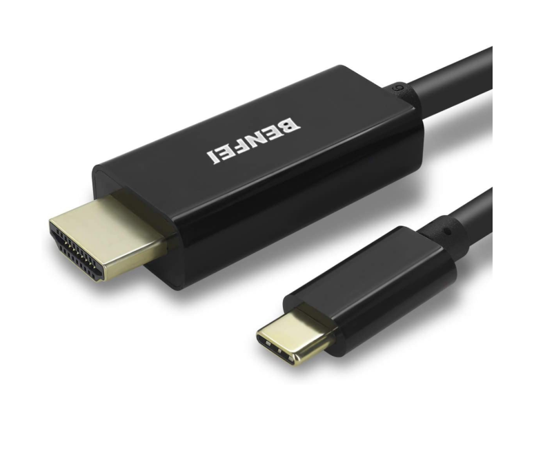 CABLE BENFEI TIPO C MACHO A HDMI MACHO 6 PIES
