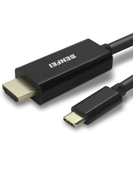 CABLE BENFEI TIPO C MACHO A HDMI MACHO 6 PIES