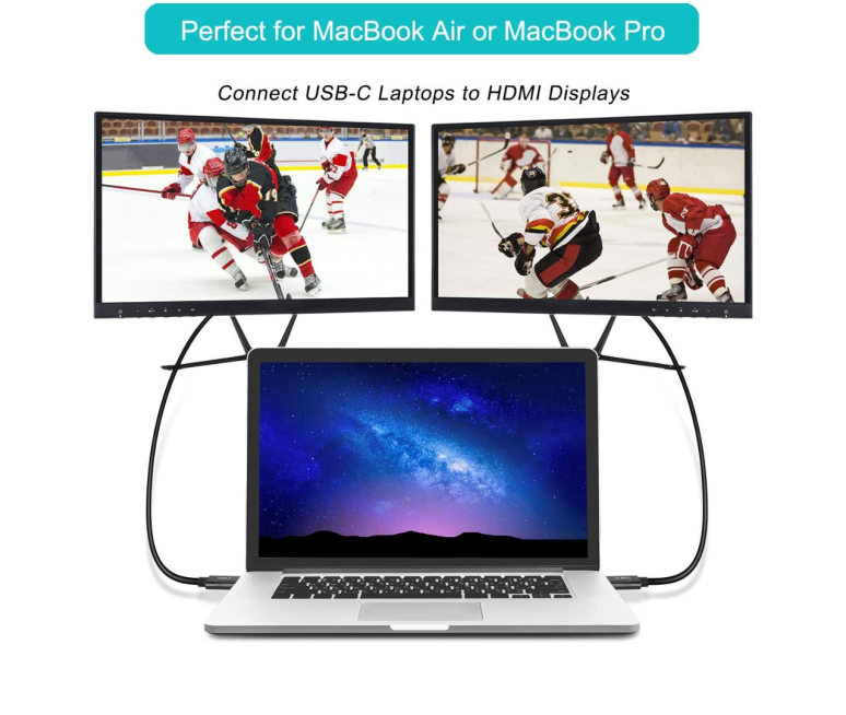 CABLE BENFEI TIPO C MACHO A HDMI...