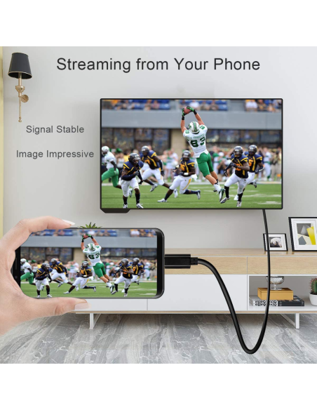 CABLE BENFEI TIPO C MACHO A HDMI MACHO 6 PIES