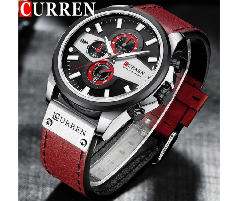 RELOJ CURREN 8394 CUERO DEPORTIVO...