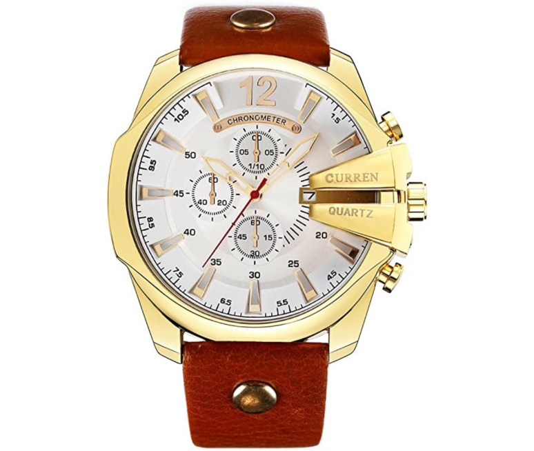 RELOJ CURREN 8176 ESFERA GRANDE CORREA MARRÓN