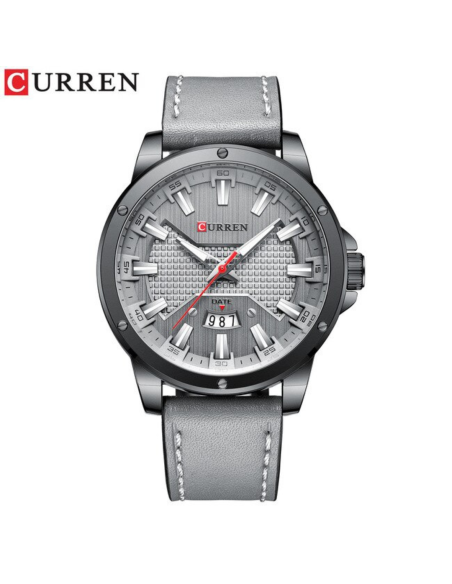 RELOJ CURREN 8376 DE CUARZO ELEGANTE CORREA PLATEADO