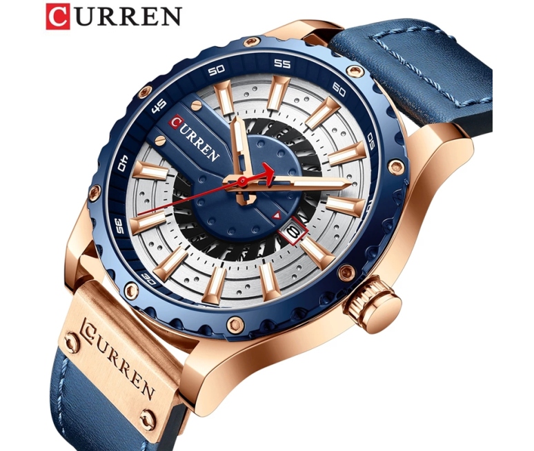 RELOJ CURREN 8374 DE CUARZO CORREA AZUL