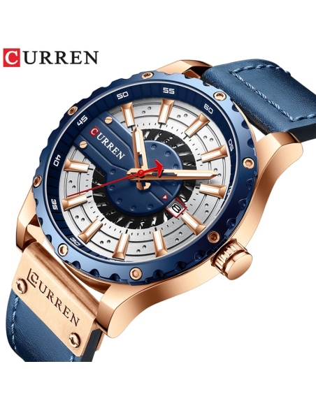 RELOJ CURREN 8374 DE CUARZO CORREA AZUL