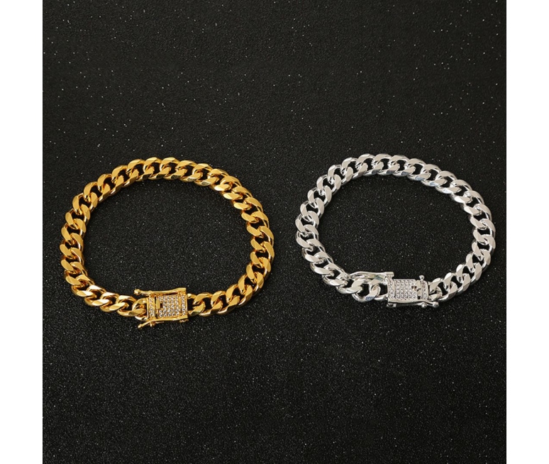 PULSERA DE ESLABONES CUBANOS DE MIAMI...