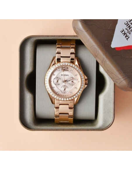 RELOJ FOSSIL RILEY ES2811 ACERO 38MM