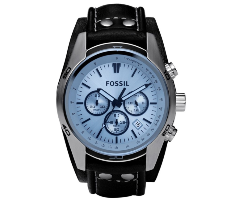 RELOJ FOSSIL 45MM COACHMAN CUERO CH2564
