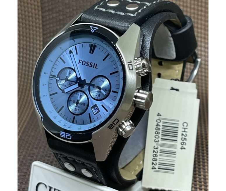 RELOJ FOSSIL 45MM COACHMAN CUERO CH2564