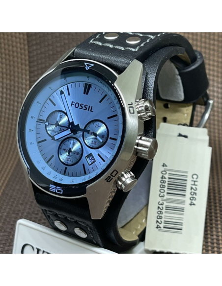 RELOJ FOSSIL 45MM COACHMAN CUERO CH2564