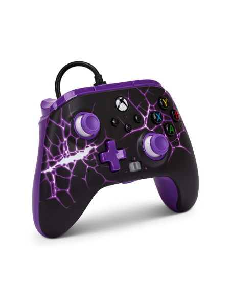 MANDO CONTROLADOR CON CABLE MEJORADO PARA XBOX PURPLE MAGMA GAMEPAD