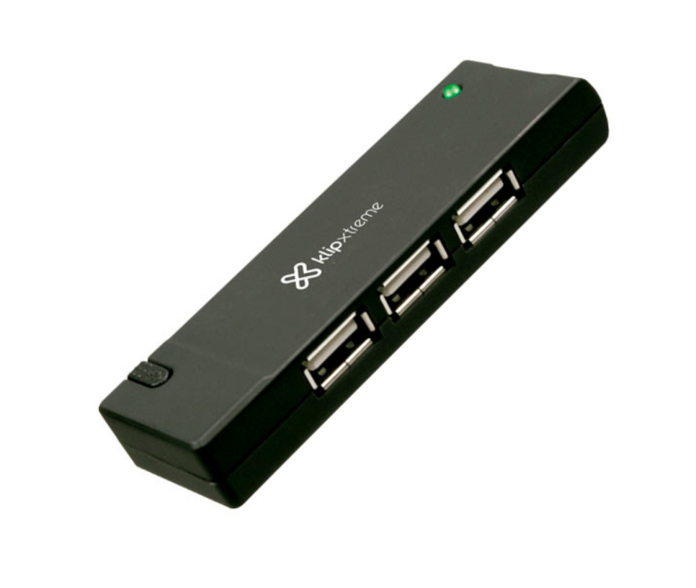 HUBS USB 4 PUERTOS 2.0 KLIP XTREME NEGRO
