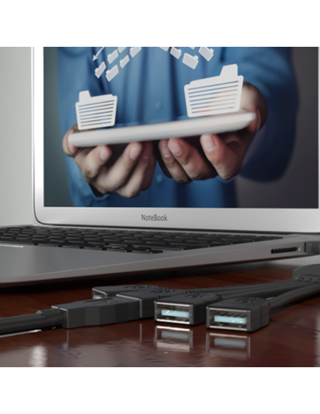 HUB USB 2.0 4 PUERTOS XTECH XTC-320