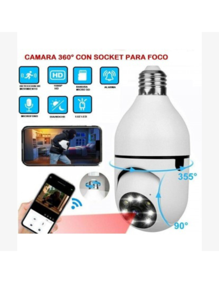 CAMARA PANORAMA TIPO FOCO WIFI