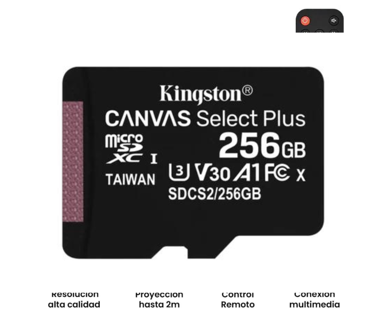 TARJETA DE MEMORIA KINGSTON 256GB...