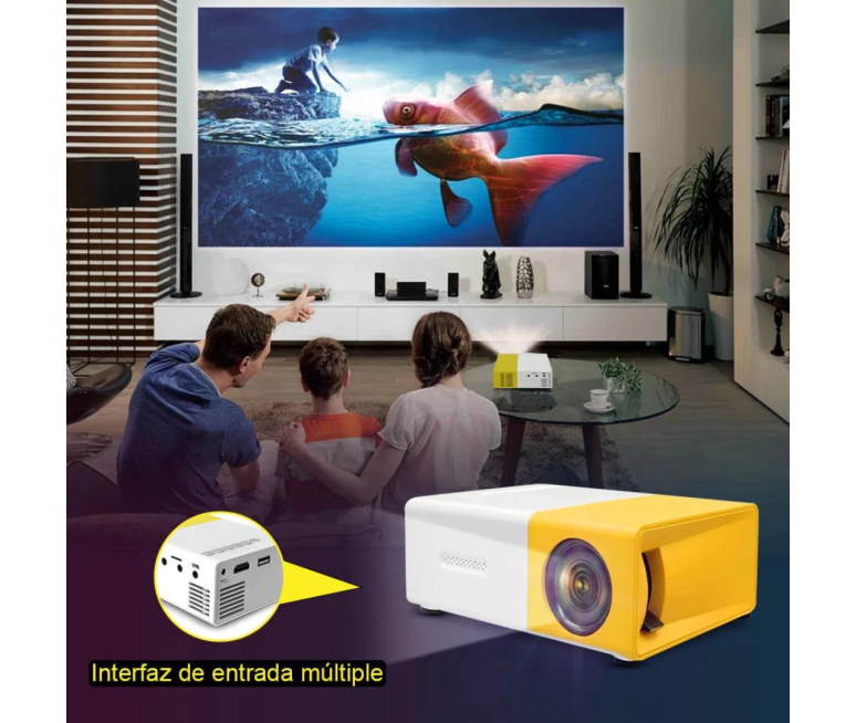 MINI PROYECTOR PORTABLE LED