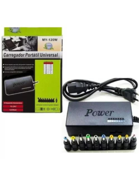 CARGADOR PORTATIL UNIVERSAL DE LAPTOP