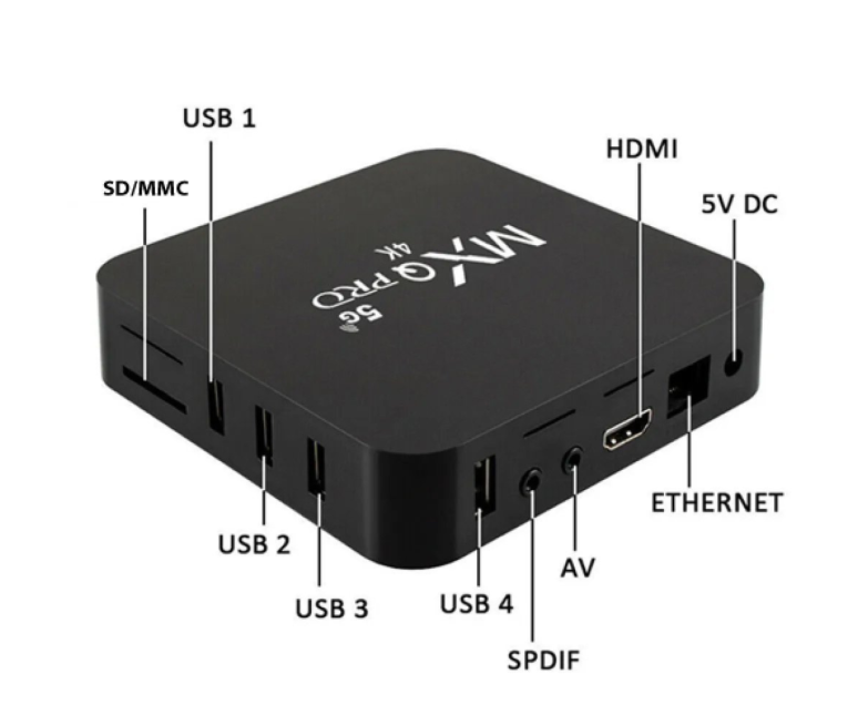 TV BOX MXQ PRO 5G ANDROID 10.1 8GB+128GB