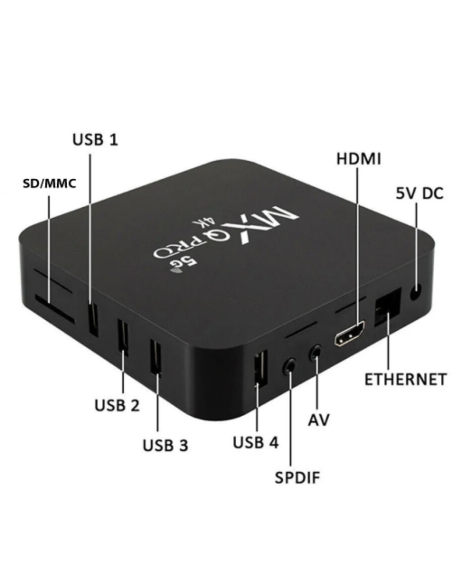 TV BOX MXQ PRO 5G ANDROID 10.1 8GB+128GB