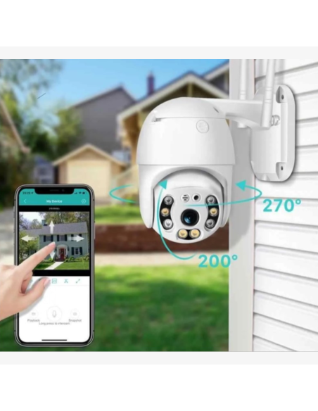 CAMARA PARA EXTERIORES IP66 GRANDE GIRATORIO