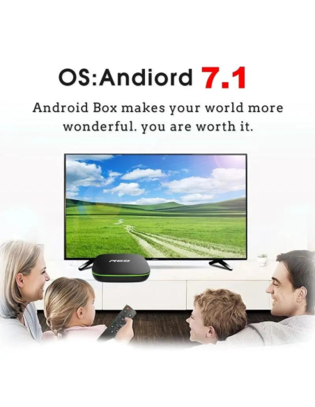 TV BOX R69 1GB 8GB ALMACENAMIENTO 4K ANDROID 7.1