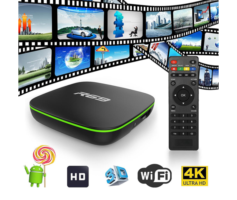 TV BOX R69 1GB 8GB ALMACENAMIENTO 4K ANDROID 7.1