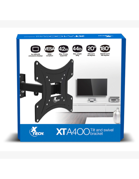 SOPORTE DE PARED PARA TV O MONITOR 23" A 42" XTA400