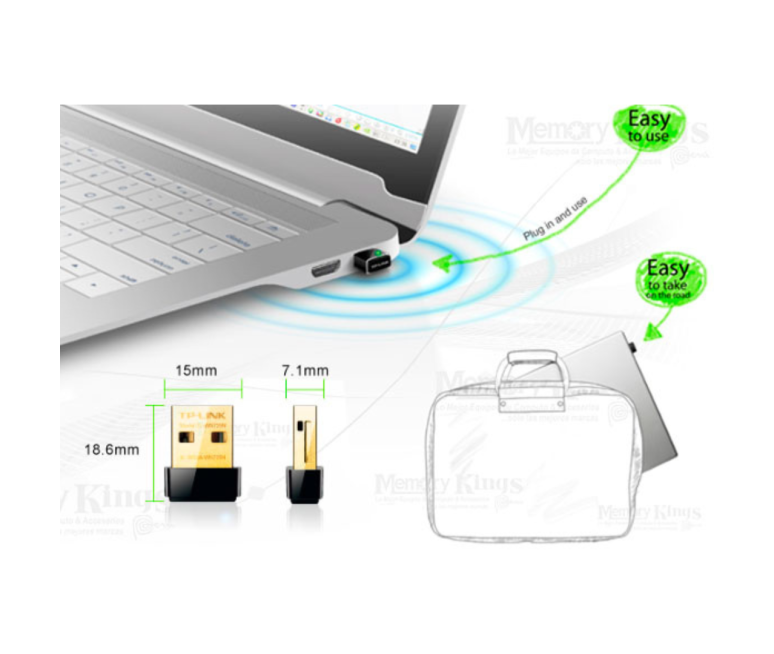 ADAPTADOR WIFI TP-LINK WN725N USB...