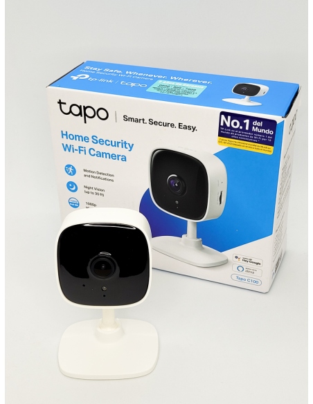 CAMARA WIFI FIJA DE SEGURIDAD PARA CASA TAPO C100