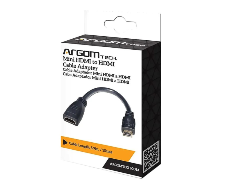 CABLE MINI HDMI MACHO A HDMI HEMBRA ARGOM