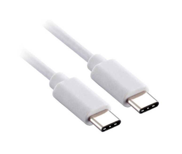 CABLE TIPO C A TIPO C BLANCO TREQA 1M.
