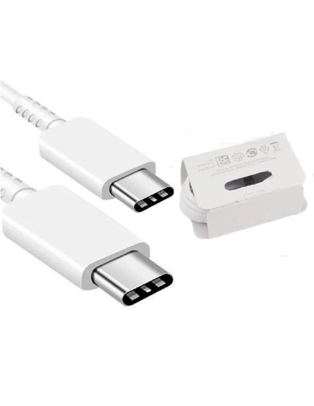CABLE TIPO C A TIPO C BLANCO TREQA 1M.