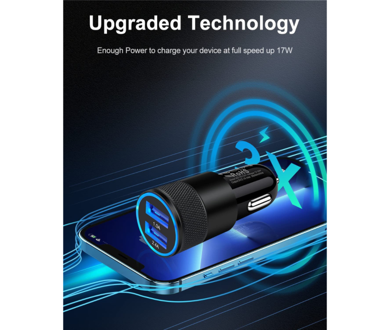 CARGADOR DE CARRO ALKIN DOBLE PUERTO...