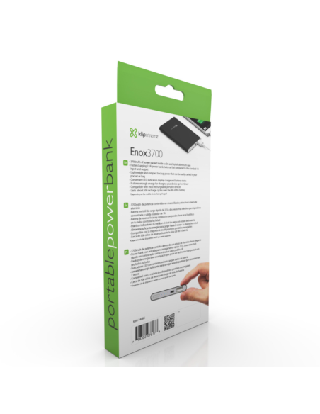 CARGADOR PORTABLE KLIP XTREME 3700mAh