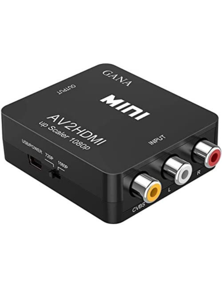 CONVERTIDOR RCA A HDMI 1080P ORIGINAL