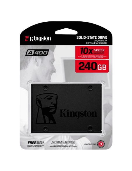 DISCO DURO SSD KINGSTON 240GB SATA 3 2.5Inc. A400 7mm