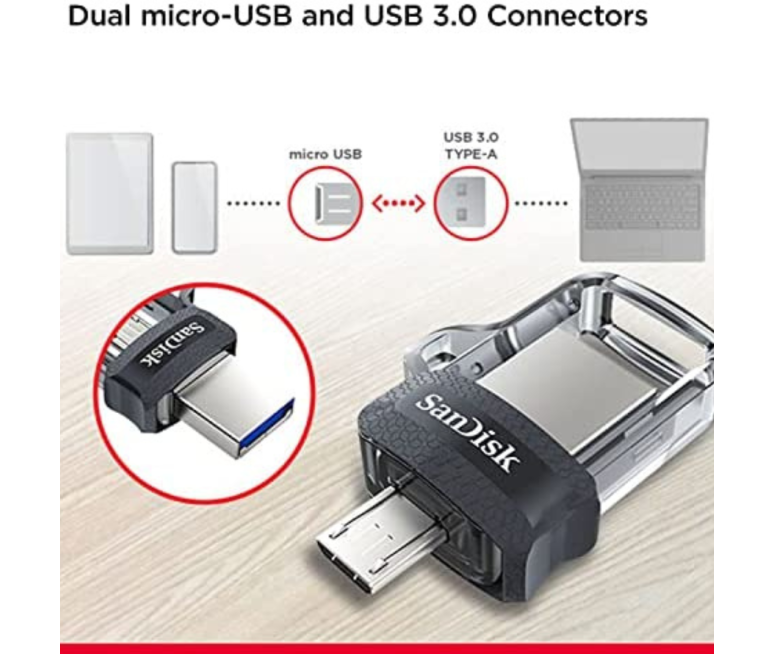 PENDRIVE DTDUO SANDISK MICRO-USB A...