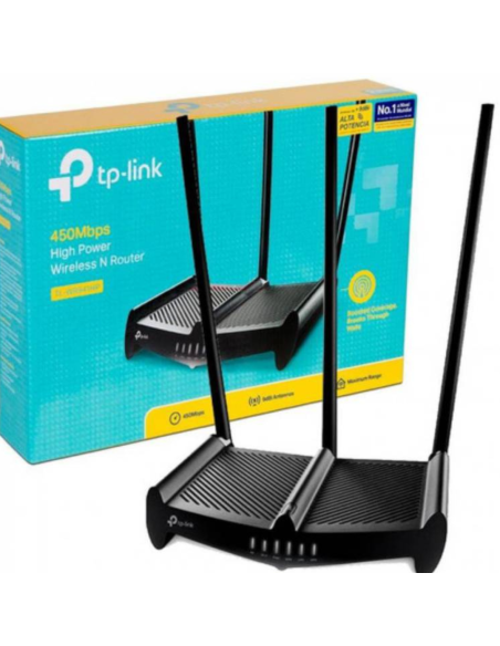 ROUTER INALAMBRICO ALTA POTENCIA 3 ANTENAS TL-WR941HP