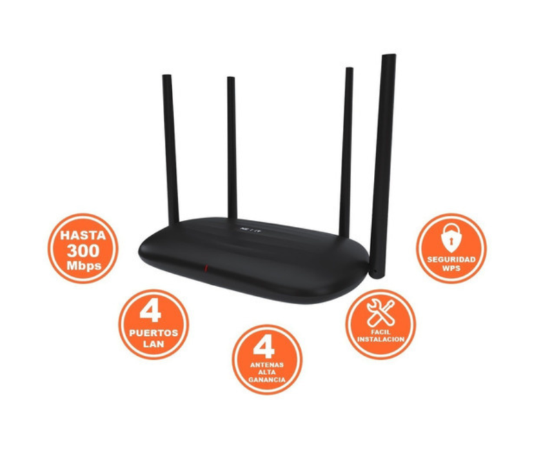 ROUTER NEXXT NEBULA 300 MPBS 4 ANTENAS