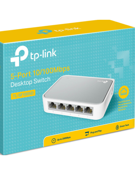 SWITCH DE MESA TP-LINK 5 PUERTOS TL-SF1005D