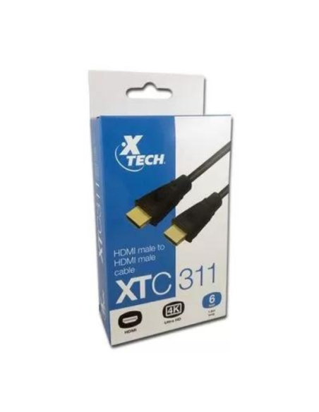 CABLE HDMI XTECH XTC-311 1.8 METROS 6 PIES
