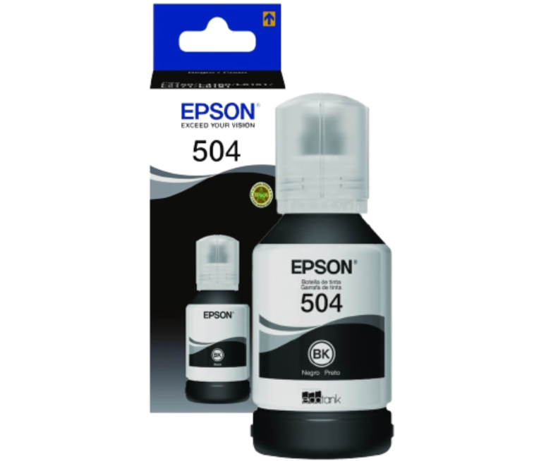 BOTELLA DE TINTA 100% ORIGINAL EPSON 504 NEGRO