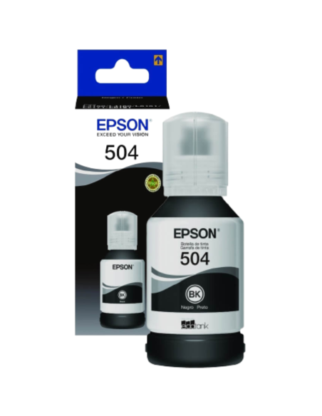 BOTELLA DE TINTA 100% ORIGINAL EPSON 504 NEGRO