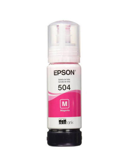 BOTELLA DE TINTA 100% ORIGINAL EPSON 504 ROJO