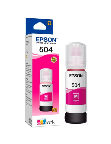BOTELLA DE TINTA 100% ORIGINAL EPSON 504 ROJO