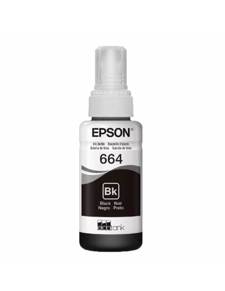 BOTELLA DE TINTA 100% ORIGINAL EPSON 664 NEGRO