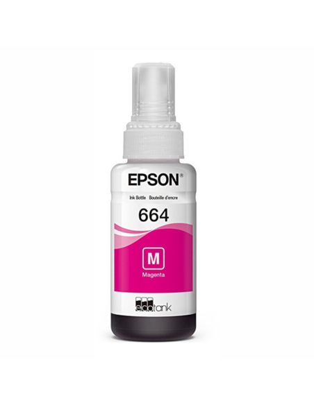 BOTELLA DE TINTA 100% ORIGINAL EPSON 664 ROJO