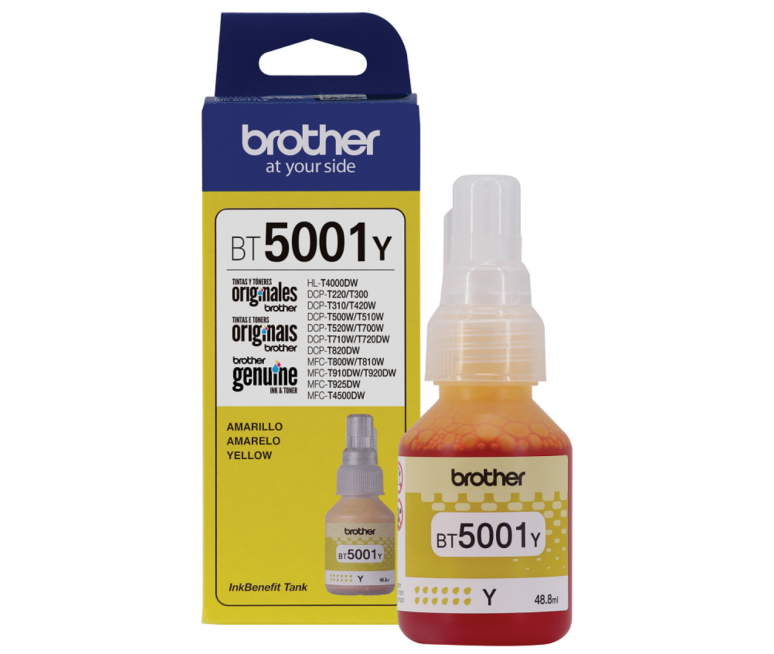 BOTELLA DE TINTA 100% ORIGINAL BROTHER AMARILLO