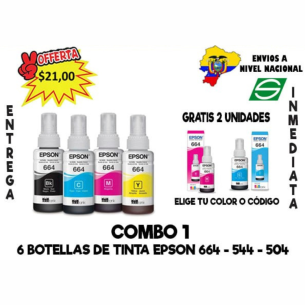 COMBO DE TINTAS FORMULADAS...